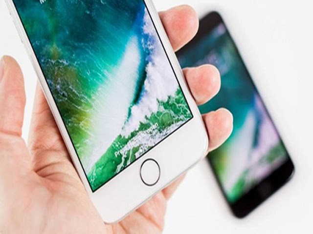 Phím Home dùng chụp màn hình iPhone 6s, 7 là dạng cảm ứng lực