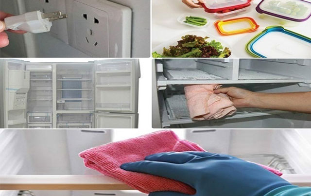 Hãy vệ sinh tủ lạnh thường xuyên