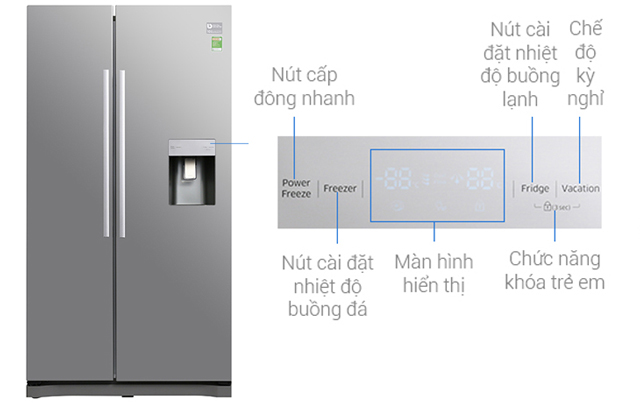 cách điều chỉnh nhiệt độ tủ lạnh samsung inverter