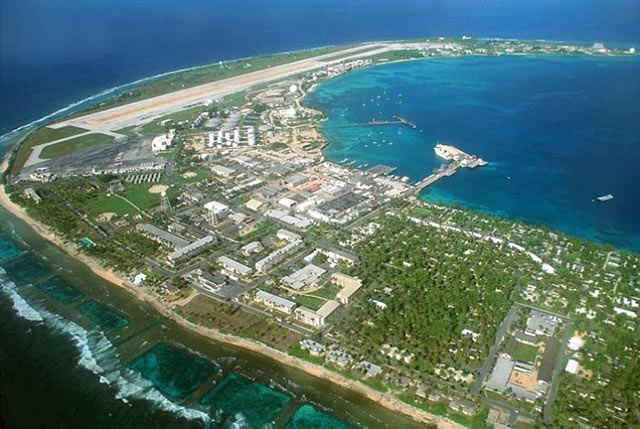 Ảnh chụp vệ tinh của quốc đảo Marshall