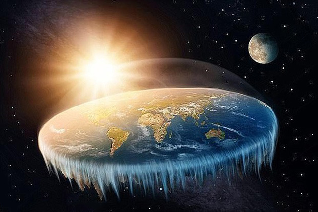 Trước đây, người ta cho rằng Trái Đất là một mặt phẳng