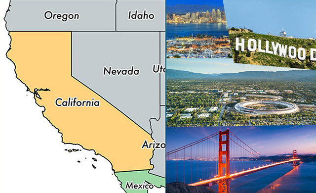 California là bang lớn nhất nước Mỹ  