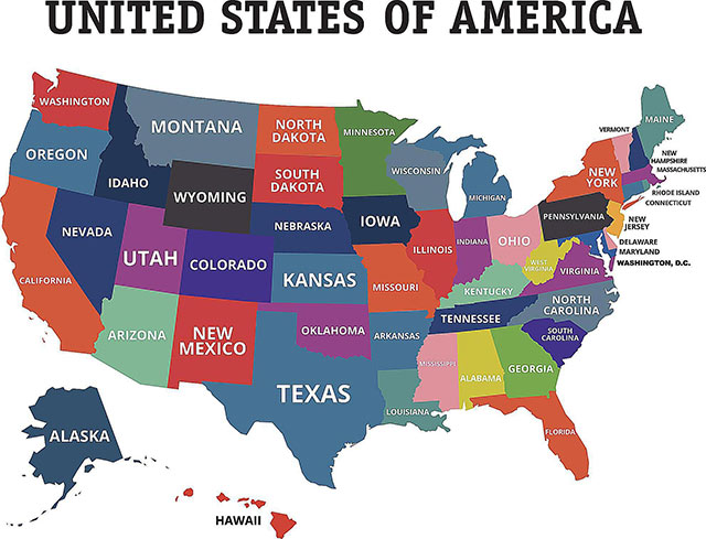 Các tiểu bang của nước Mỹ 