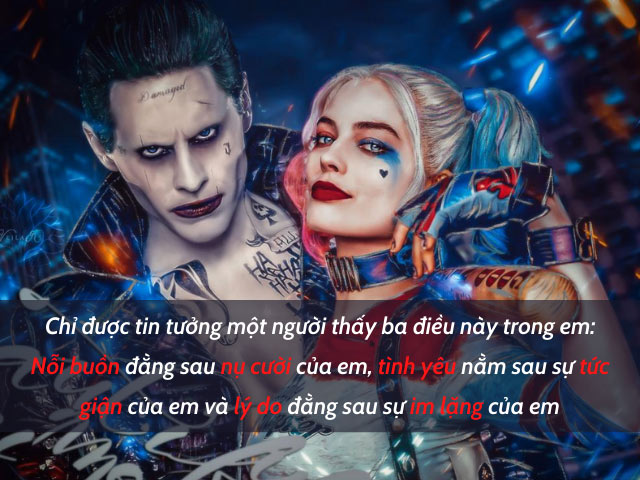những câu nói hay của Joker về tình yêu