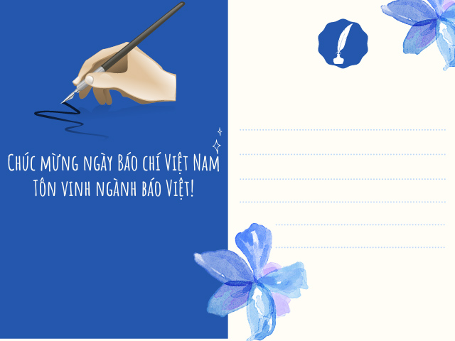 thiệp chúc mừng ngày Báo chí Việt Nam