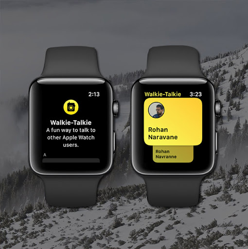 Các thao tác sử dụng bộ đàm trên Apple Watch