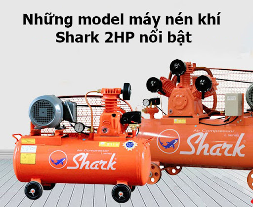model máy nén khí shark 2hp
