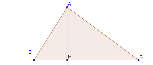 tính chất đường cao trong tam giác vuông