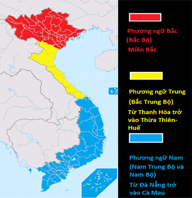 Từ ngữ địa phương 3 miền Bắc Trung Nam