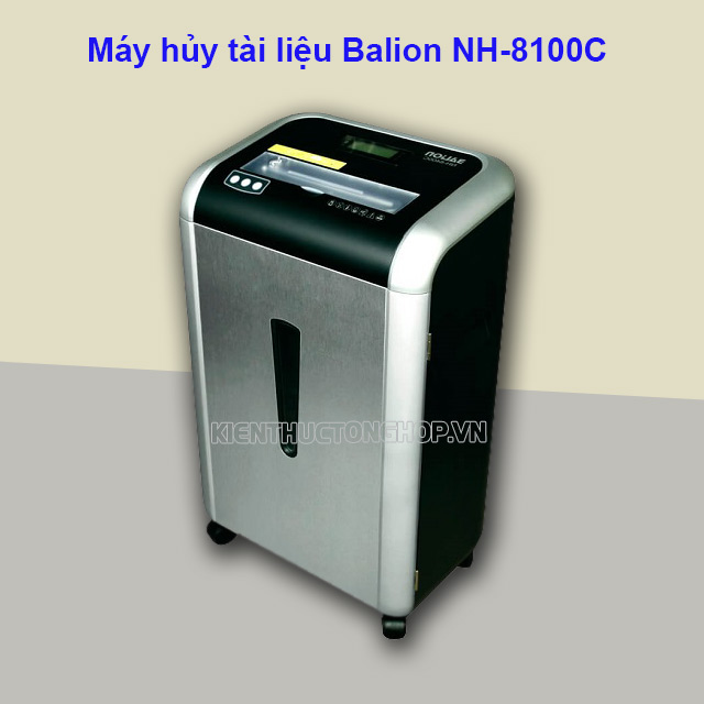 Máy hủy tài liệu giá rẻ Balion NH-8100C được nhiều người yêu thích
