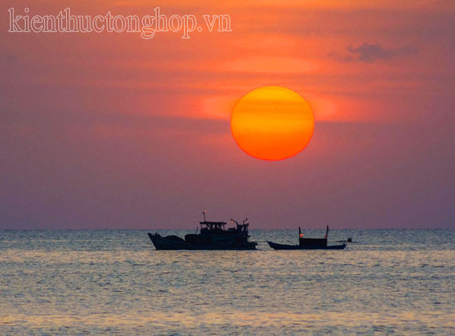 cảnh chiều hoàng hôn