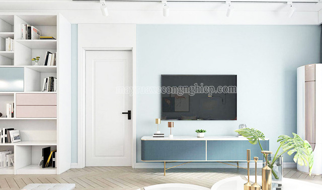 thiết kế nội thất màu xanh lơ - Kiến Thức Tổng Hợp