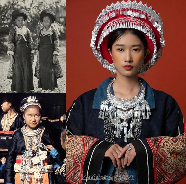 Vào những ngày lễ hội thì người Mông hay đeo thêm trang sức bằng bạc