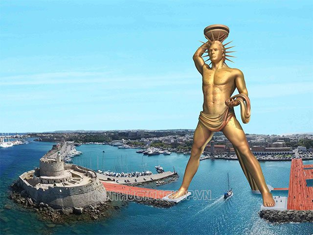 Tìm hiểu 7 kỳ quan thế giới cổ đại - Bức tượng khổng lồ của Rhodes