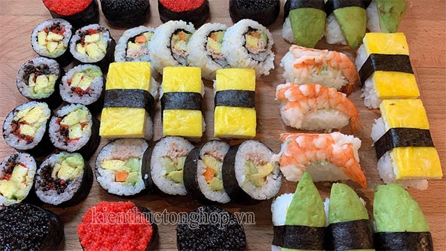 cách làm cơm cuộn sushi - Kiến Thức Tổng Hợp