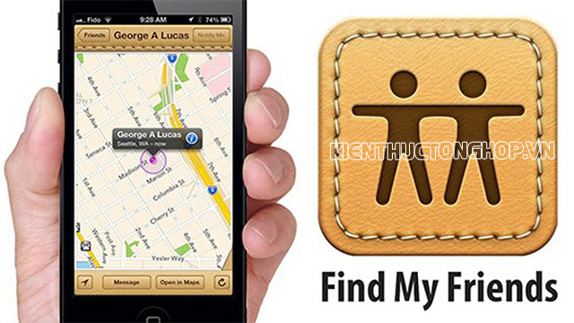 Ứng dụng Find my friends