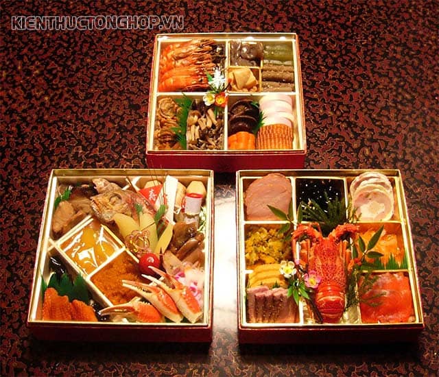 Những món ăn trong Osechi là món ăn ngày Tết của Nhật Bản