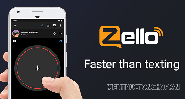 Zello là một app bộ đàm cho Iphone và Android được tin dùng hàng đầu