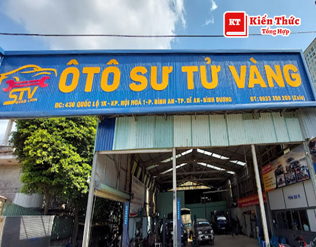 Garage ô tô Sư tử vàng