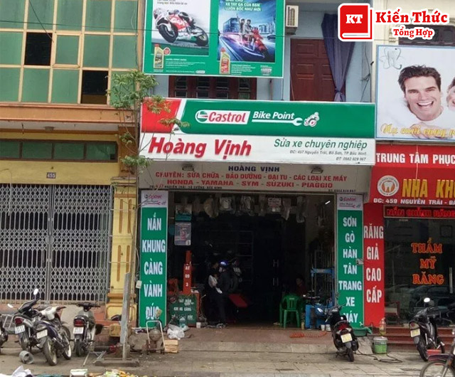 Sửa xe Hoàng Vịnh