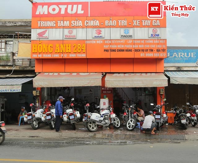 Tiệm sửa xe Hồng Anh 284 