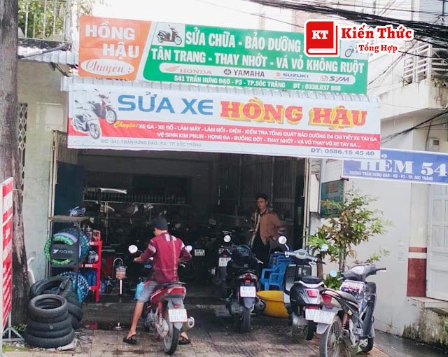 Sửa xe Hồng Hậu