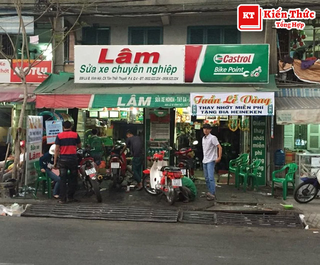 Sửa xe Castrol Lâm