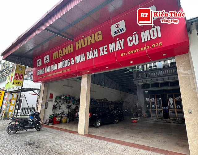 iệm sửa xe Mạnh Hùng