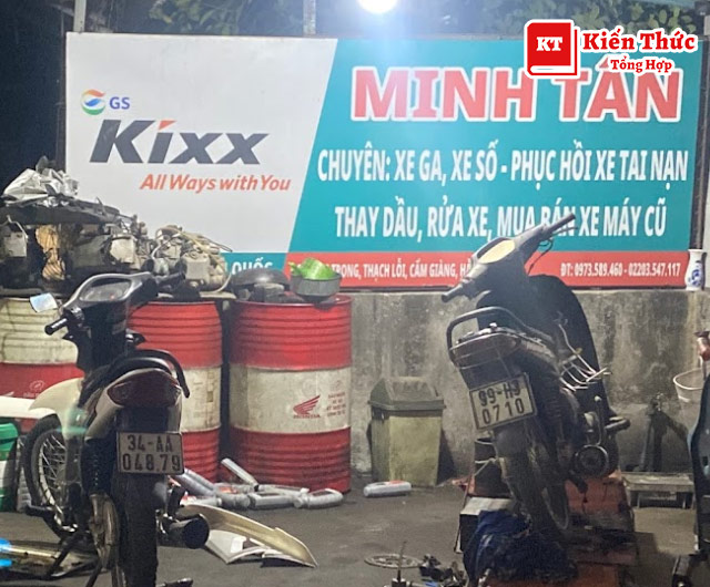 Tiệm sửa xe Minh Tân Hải Dương