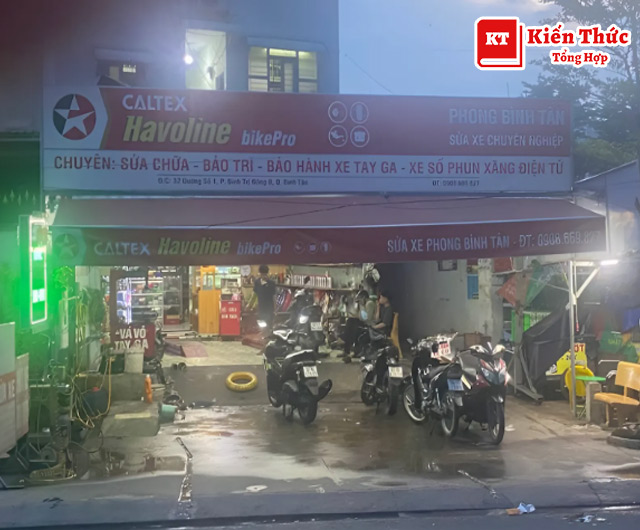 Sửa xe Phong Bình Tân chuyên nghiệp