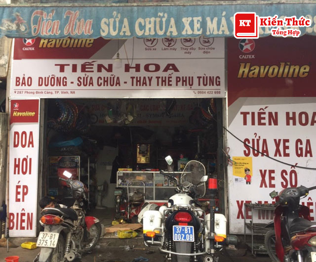 Tiệm sửa xe Tiến - Hoa