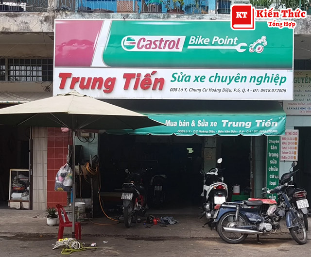 Tiệm sửa xe Trung Tiến 