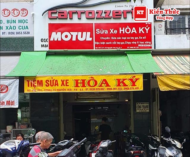 Tiệm sửa xe Hòa Ký