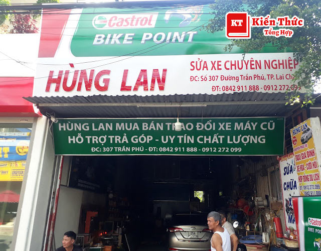 Tiệm sửa xe Hùng Lan 