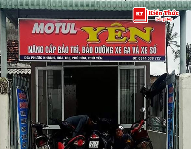 Yên sửa xe