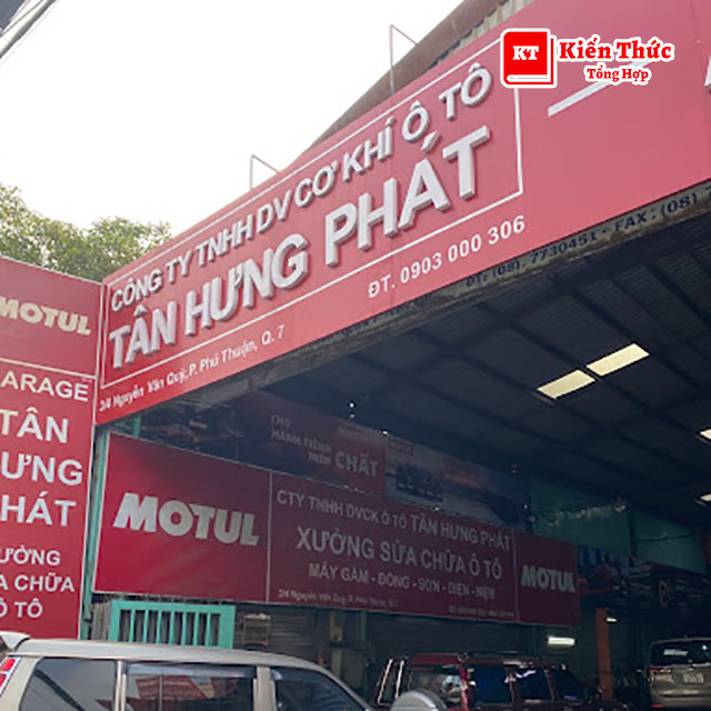 Garage ô tô Tân Hưng Phát