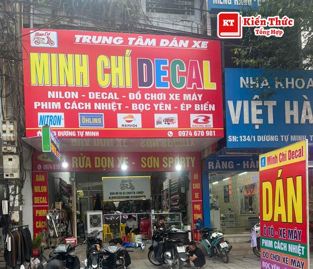 Minh Chí decal 