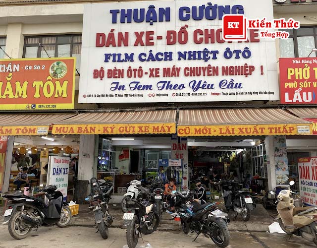 Tiệm dán keo xe Thuận Cường