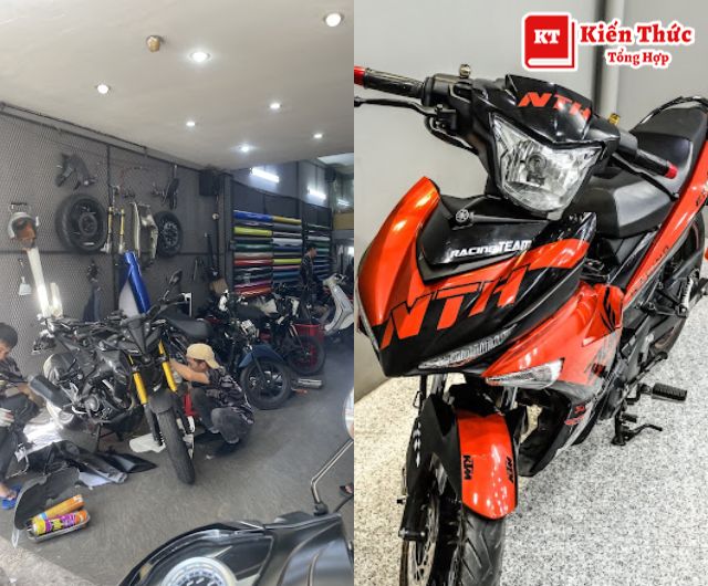 Dán decal xe máy quận 10 Decal4Bike siêu bền đẹp