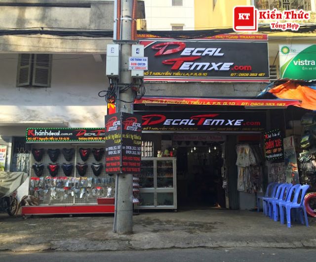 Dán decal xe máy quận 10 Khánh decal chất lượng