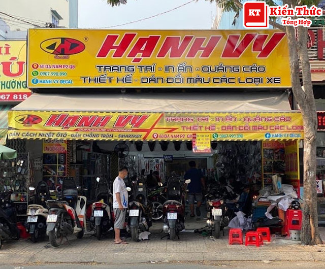 Dán keo xe Hạnh Vy decal