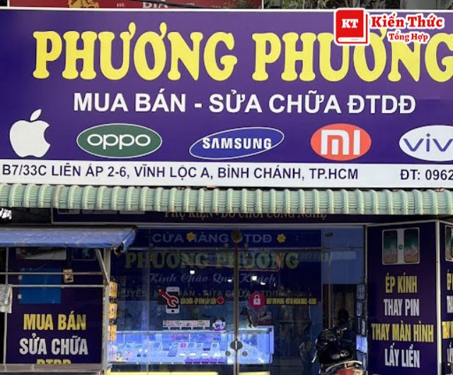 Sửa chữa điện thoại Bình Chánh Phương Phương chất lượng