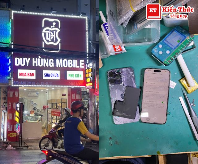 Sửa chữa điện thoại Quận 10 Duy Hùng Mobile chất lượng