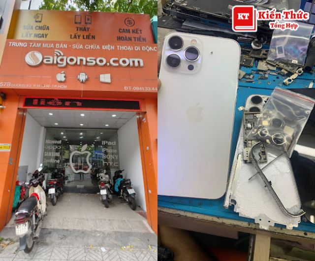 Sửa chữa điện thoại Quận 10 Saigonso uy tín hàng đầu