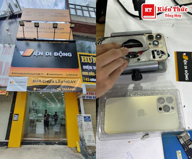 Sửa chữa điện thoại Quận 10 Viện di động không chặt chém