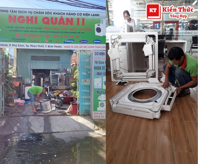Sửa tủ lạnh Bình Thuận Nghi Quân giá tốt