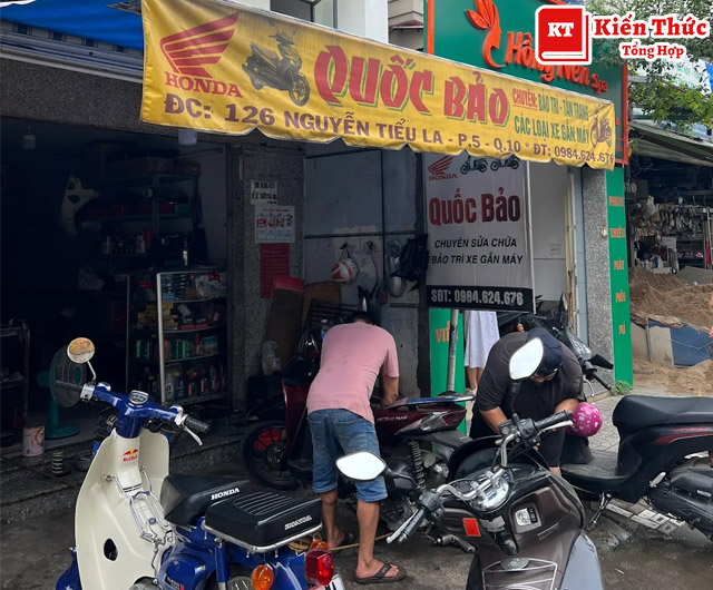Tiệm sửa xe Quốc Bảo 