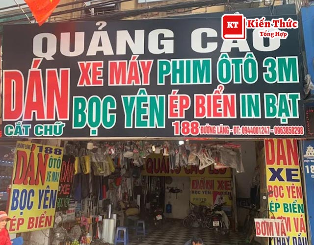 Tiệm dán keo xe Hoàng Anh
