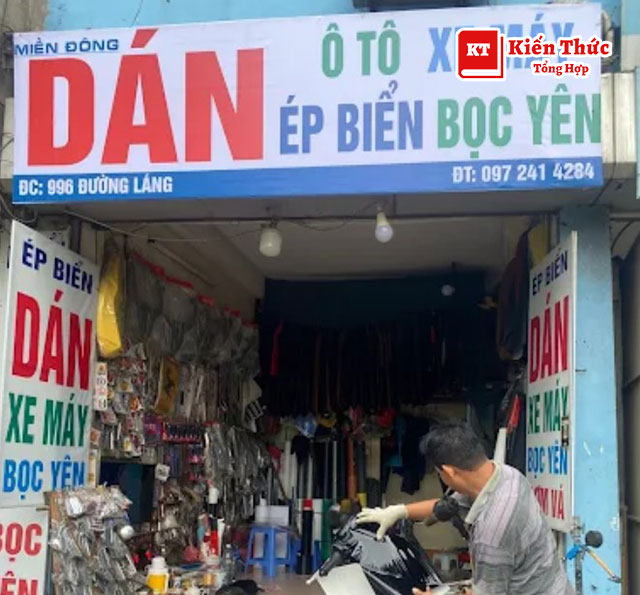 Tiệm dán keo xe Hoàng Đông