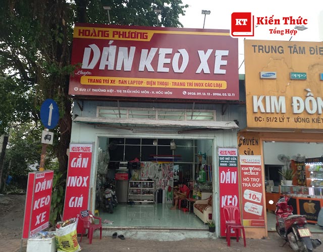 Tiệm dán keo xe Hoàng Phương